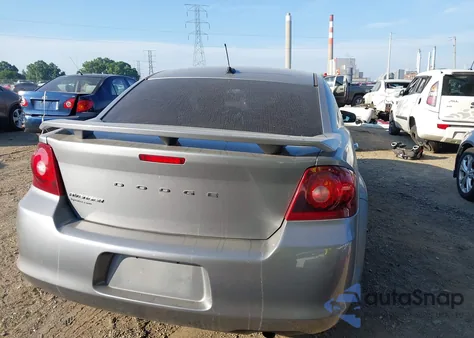 2014 Dodge Avenger Se из США, поврежденный, VIN 1C3CDZAB7EN144553